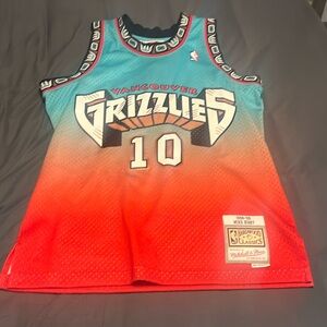 Memphis Grizzlies Mike Bibby Hardwood Classics Mitchell & Ness Original Jersey